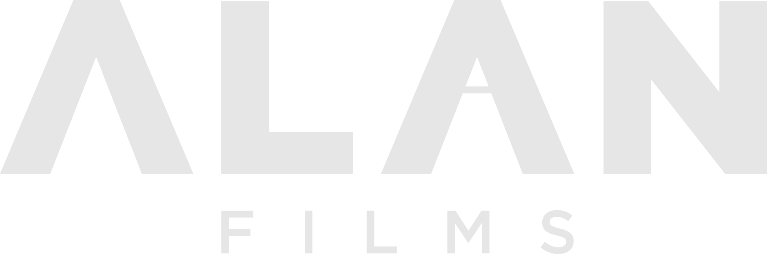 Alan Films White Logo